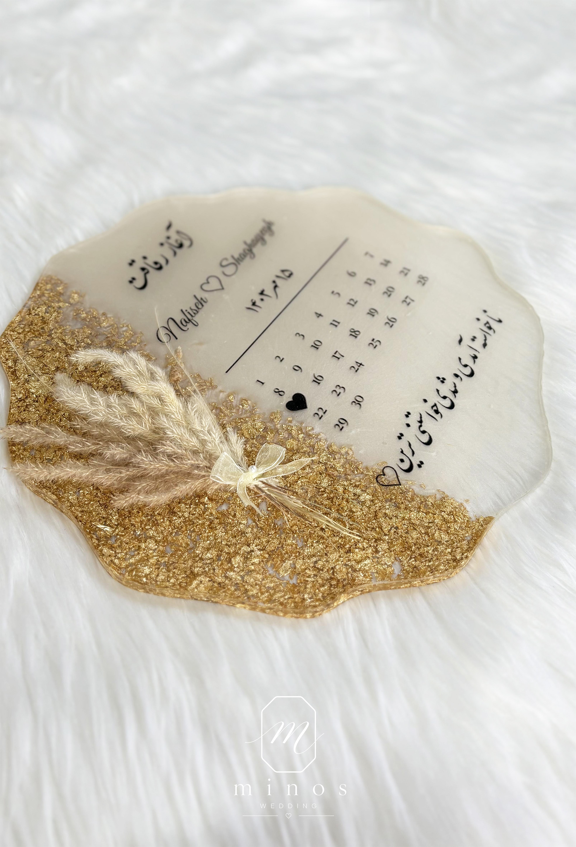 استند رزینی شاخه گندم