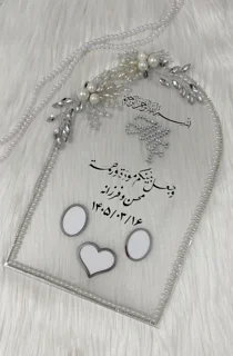 استند رزینی کار شده روی پلکسی - مدل3