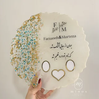 استند اثر انگشت رزینی - مدل 4