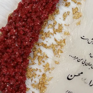 استند رزینی کریستالی عروس